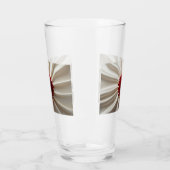 Glasbecher mit japanischen Farben Glas (Links)