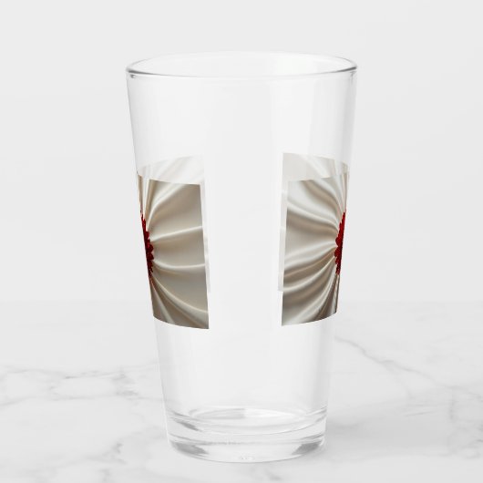 Glasbecher mit japanischen Farben Glas (Links)