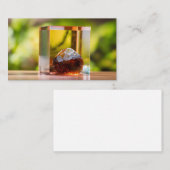 Glasbild Visitenkarte (Vorne/Hinten)