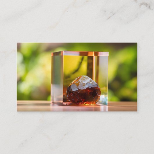 Glasbild Visitenkarte (Vorderseite)