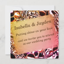 Glasbläschen oder schäumende Lachsfarben