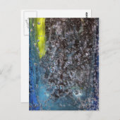 Glasblasen auf der Postkarte (Vorne/Hinten)