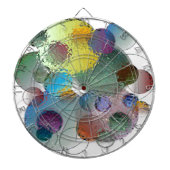 Glasblasen Dartscheibe (vorne)