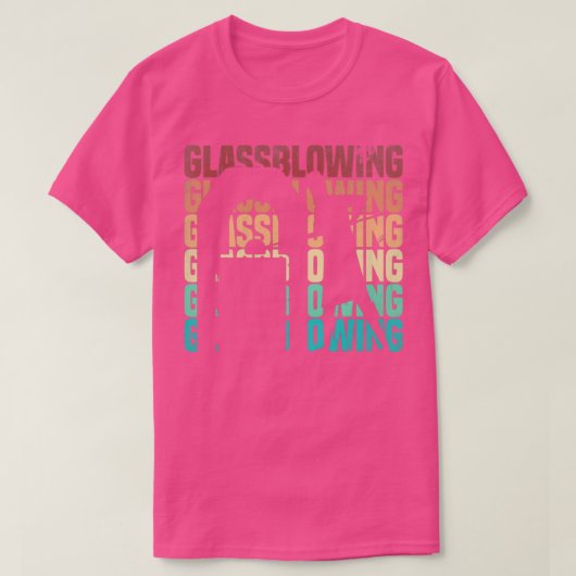 Glasblasen-Silhouette T-Shirt (Design vorne)