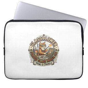 Glasbläser Bleiglasmacher Katze Glasbläser St Laptopschutzhülle