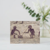 Glasbläser Postkarte (Stehend Vorderseite)