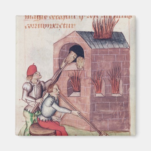 Glasbläser von "Tractatus de Herbis" Magnet (Vorne)