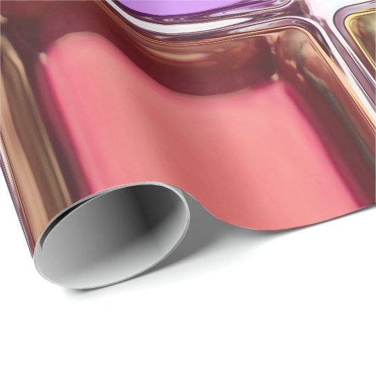 Glasblockbauweise Geschenkpapier (Rolleneckpunkt)