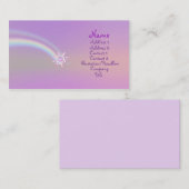 GlasBlume Visitenkarte (Vorne/Hinten)