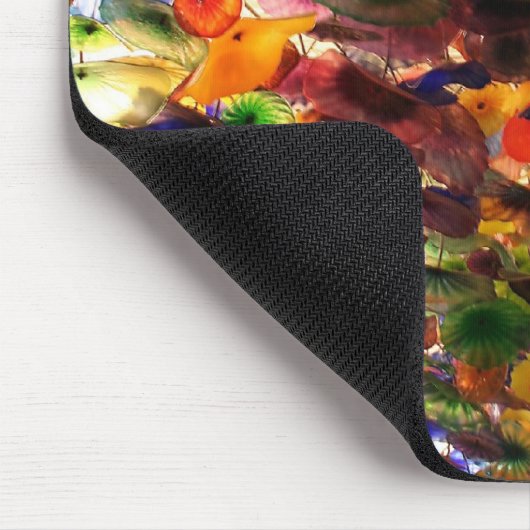 GlasBlumen-Decke Mousepad (Ecke)