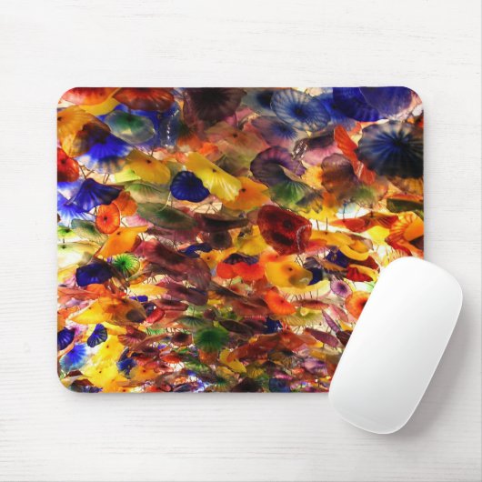 GlasBlumen-Decke Mousepad (Mit Mouse)