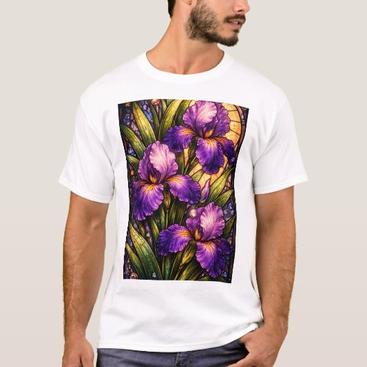 Glasblumen T-Shirt (Vorderseite)