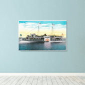 Glasbodenboot, Kaiser, Avalon Leinwanddruck (Insitu (Holzboden))