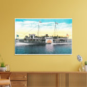 Glasbodenboot, Kaiser, Avalon Leinwanddruck (Insitu (Wohnzimmer))