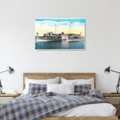 Glasbodenboot, Kaiser, Avalon Leinwanddruck (Insitu (Schlafzimmer))