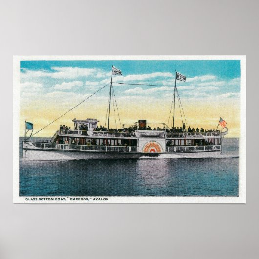 Glasbodenboot, Kaiser, Avalon Poster (Vorne)