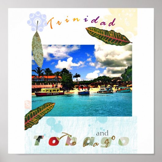 Glasbodenboote zazzeln poster (Vorne)