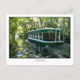 Glasbodenschiff Postkarte