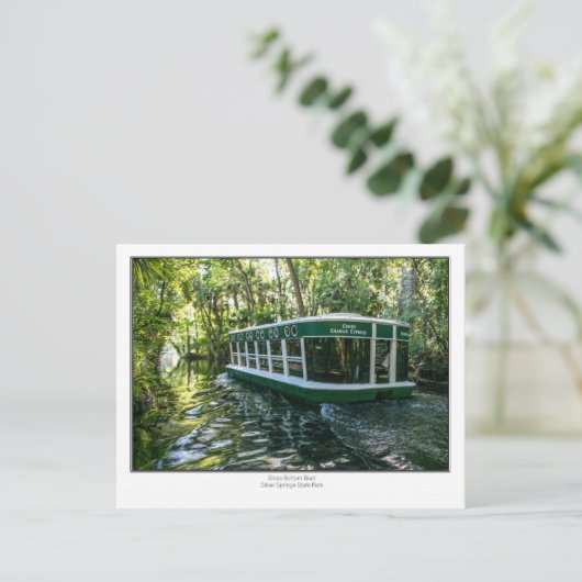 Glasbodenschiff Postkarte (Stehend Vorderseite)