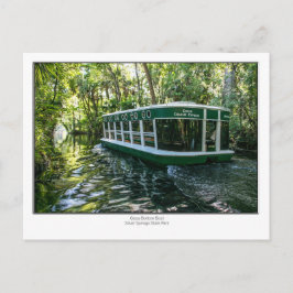 Glasbodenschiff Postkarte