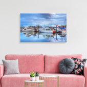Glasboote Leinwanddruck (Insitu (Wohnzimmer))