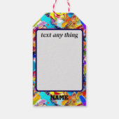 Glasbruch Geschenkanhänger (Rückseite)