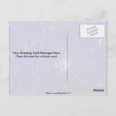 Glasbruch Postkarte (Rückseite)