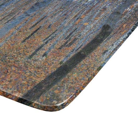 GLASCHOPPER: GUSTAV KLIMT: BEECH GROVE SCHNEIDEBRETT (Ecke)