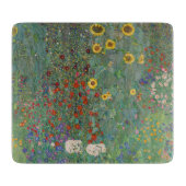 GLASCHOPPER: GUSTAV KLIMT: GARDEN SCHNEIDEBRETT (Vorderseite)