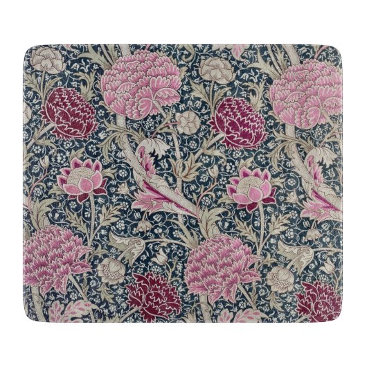 GLASCHOPPER : WILLIAM MORRIS : CRAY SCHNEIDEBRETT (Vorderseite)