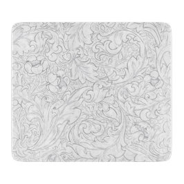 GLASCHOPPER : WILLIAM MORRIS : FLORAL SCHNEIDEBRETT