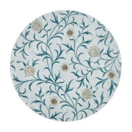 GLASCHOPPER : WILLIAM MORRIS : FLORAL SCHNEIDEBRETT