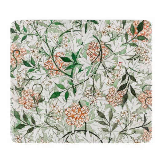 GLASCHOPPER: WILLIAM MORRIS : JASMINE SCHNEIDEBRETT (Vorderseite)