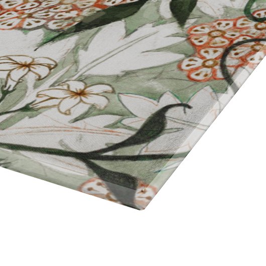 GLASCHOPPER : WILLIAM MORRIS : JASMINE SCHNEIDEBRETT (Ecke)