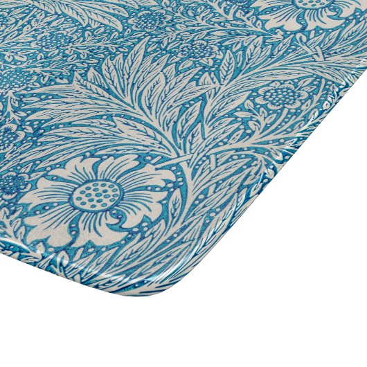 GLASCHOPPER: WILLIAM MORRIS SCHNEIDEBRETT (Ecke)