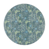 GLASCHOPPER : WILLIAM MORRIS : SEAWEED SCHNEIDEBRETT (Vorderseite)