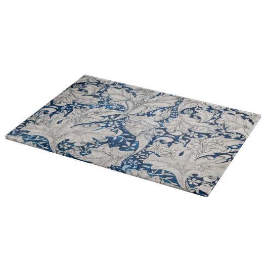 GLASCHOPPER : WILLIAM MORRIS : WALLFLOWER SCHNEIDEBRETT (Ecke)