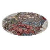 GLASCHOPPER: WILLIAM MORRIS : WILD TULIP SCHNEIDEBRETT (Ecke)