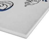 Glascock Familienwappen Schneidebrett (Ecke)