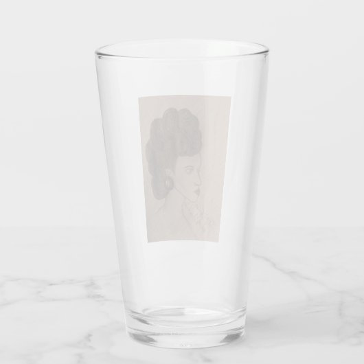 Glascup "Bride's Reflection" Glas (Rückseite)
