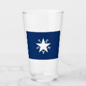 Glascup in der Republik Texas Glas (Vorderseite)