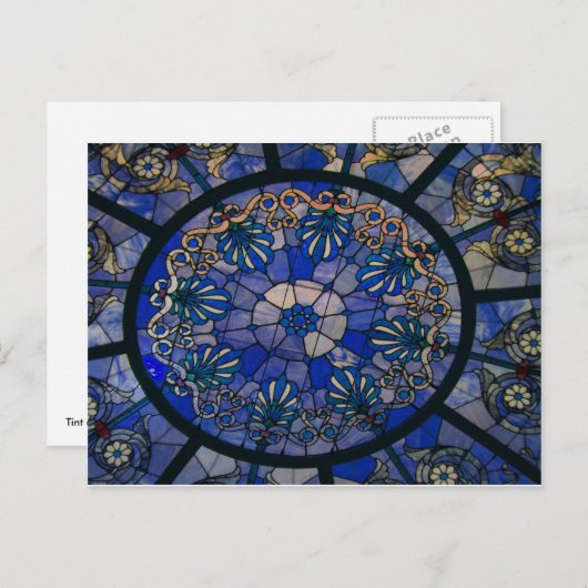 Glasdecke Postkarte (Vorne/Hinten)