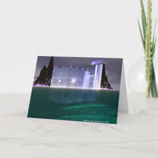 Glasdecken-Gruß-Karte Karte