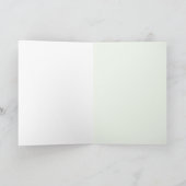 Glasdekoration Geburtstagsweihnachtskarte Karte (Innenseite)