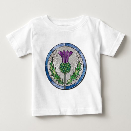 Glasdistel Baby T-shirt (Vorderseite)