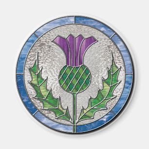 Glasdistel Magnet