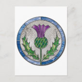 Glasdistel Postkarte (Vorderseite)