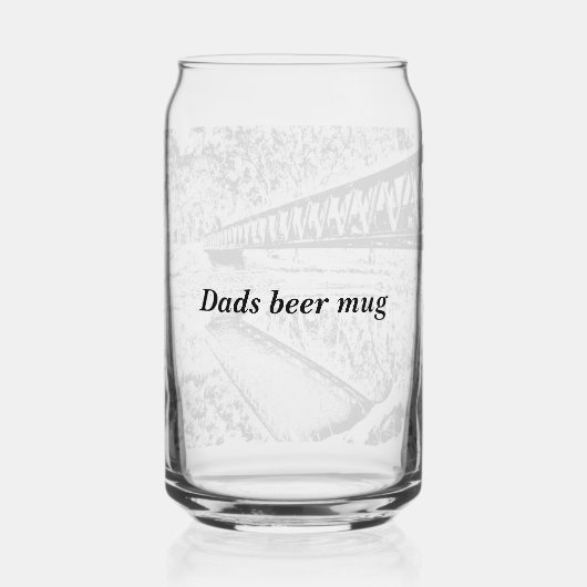 Glasdruck Dosenglas (Rückseite)