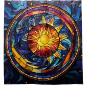 Glasduschvorhang Duschvorhang (Vorderseite)