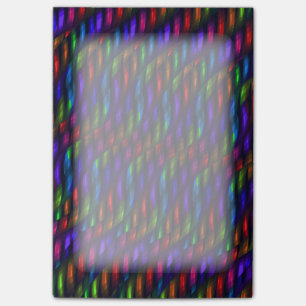 Glasedelstein-blaues Rot-Mosaik-abstrakte Grafik Post-it Klebezettel
